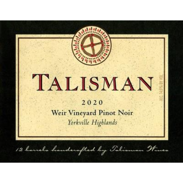2020 Weir Vineyard Pinot Noir, Yorkville Highlands